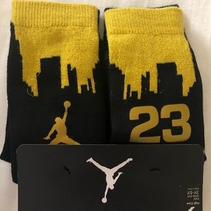 Jordan Metallic Gold Kids’ Socks